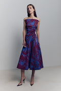 One Side Ruching Dress