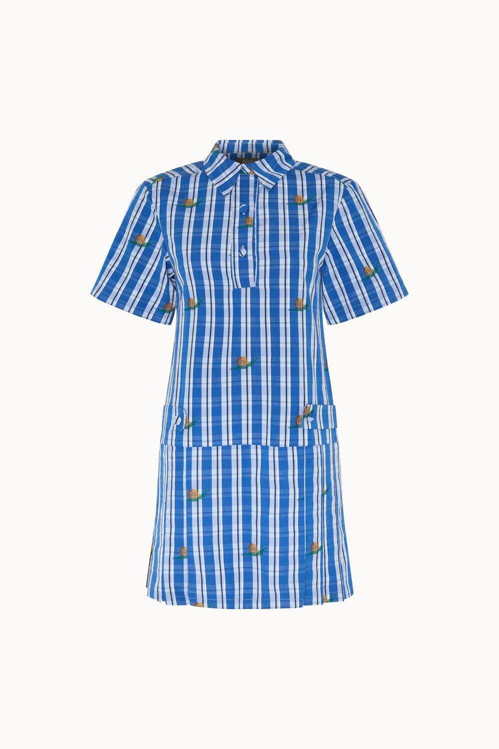 Plaid Blue Dress