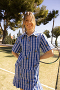 Plaid Blue Dress