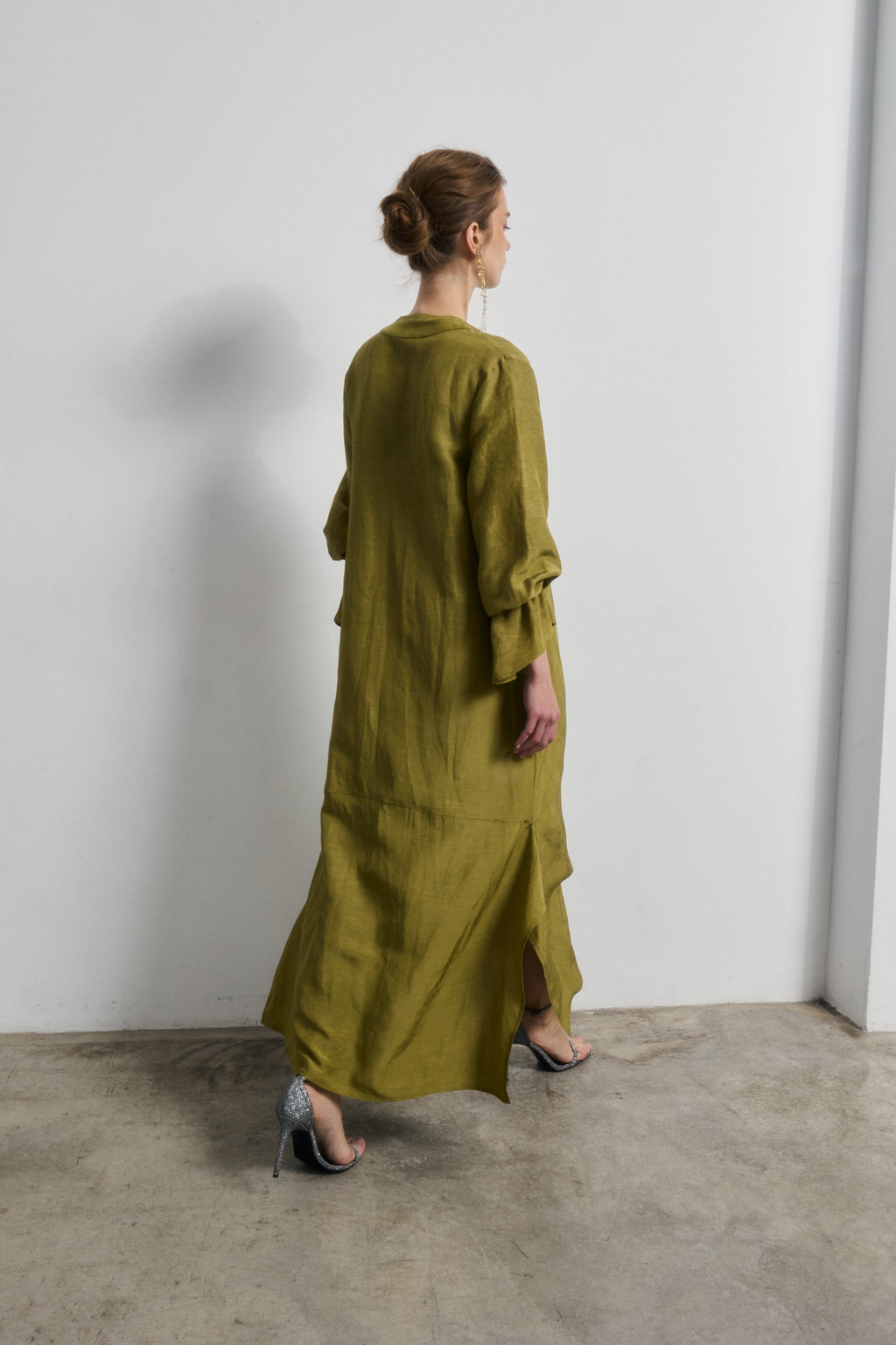 PREORDER Vestido Lea verde oliva