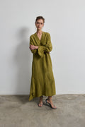 PREORDER Vestido Lea verde oliva