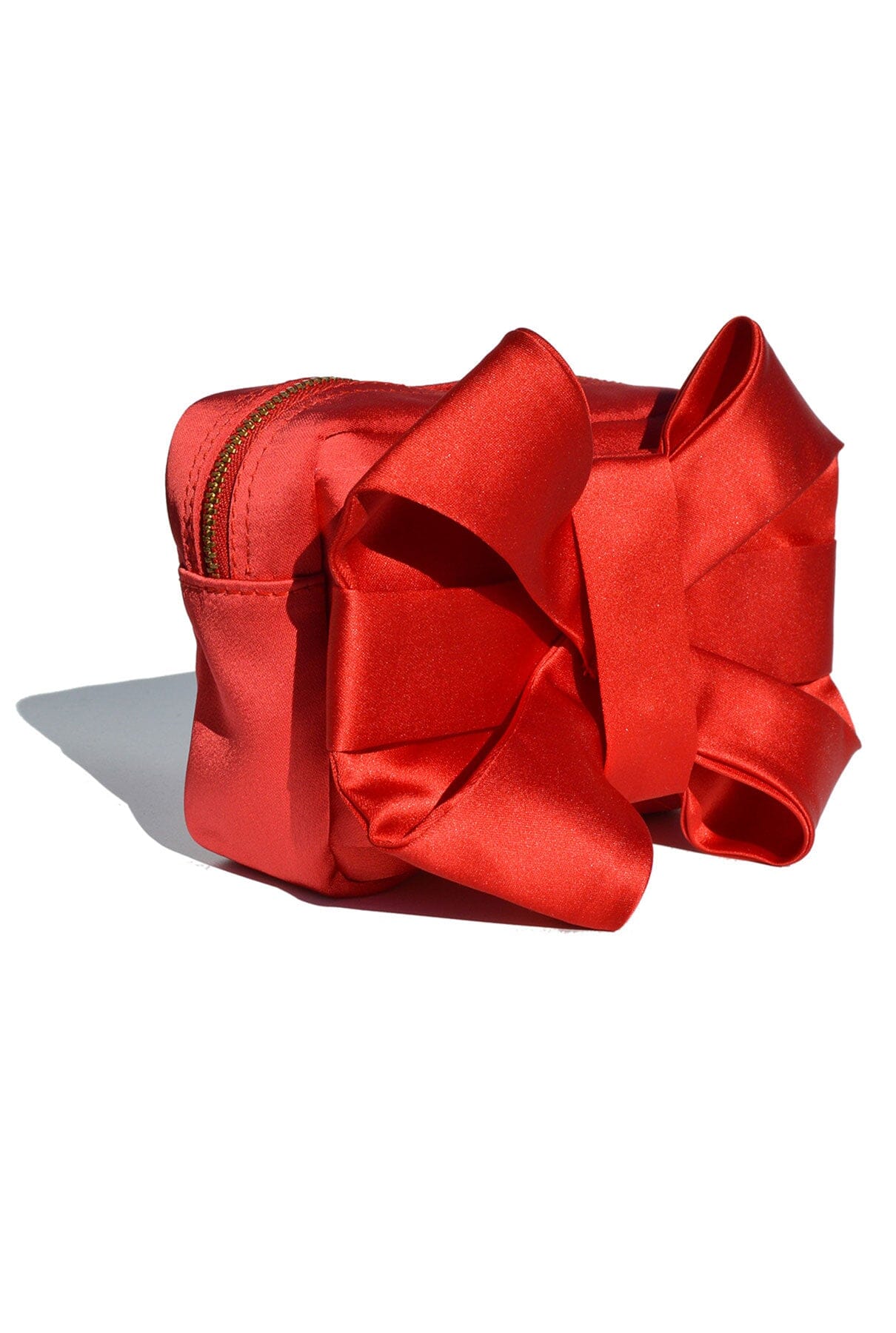 Red Satin Pulseta with Bow