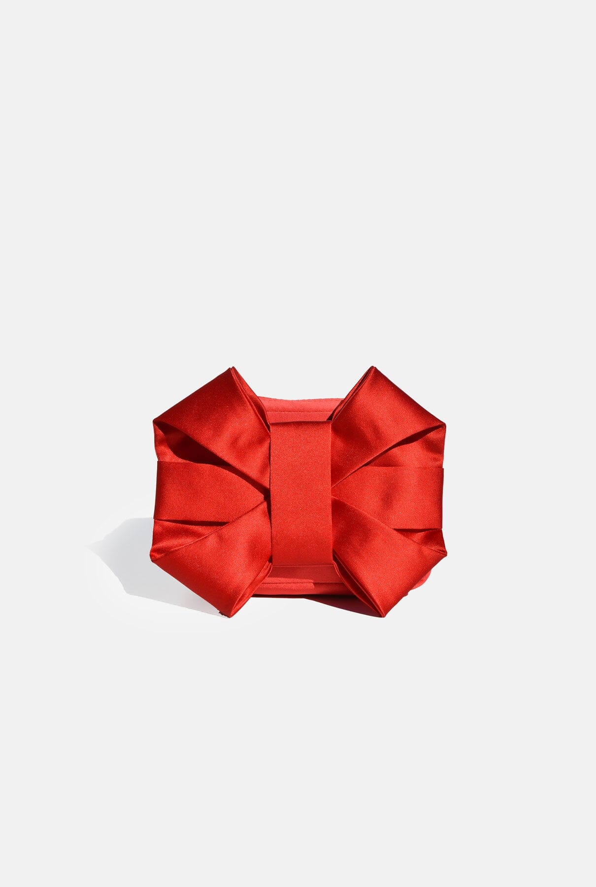 Red Satin Pulseta with Bow