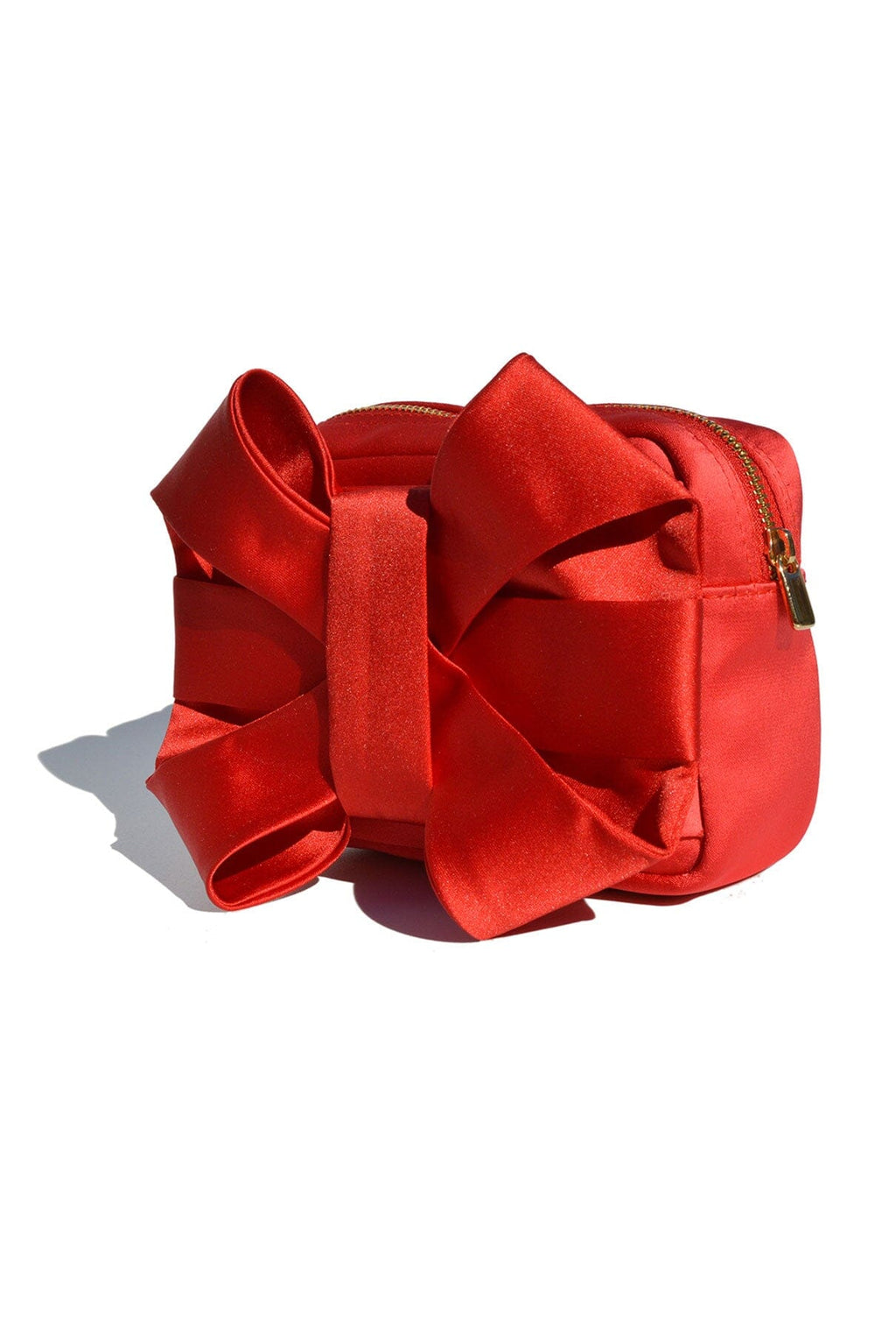 Red Satin Pulseta with Bow