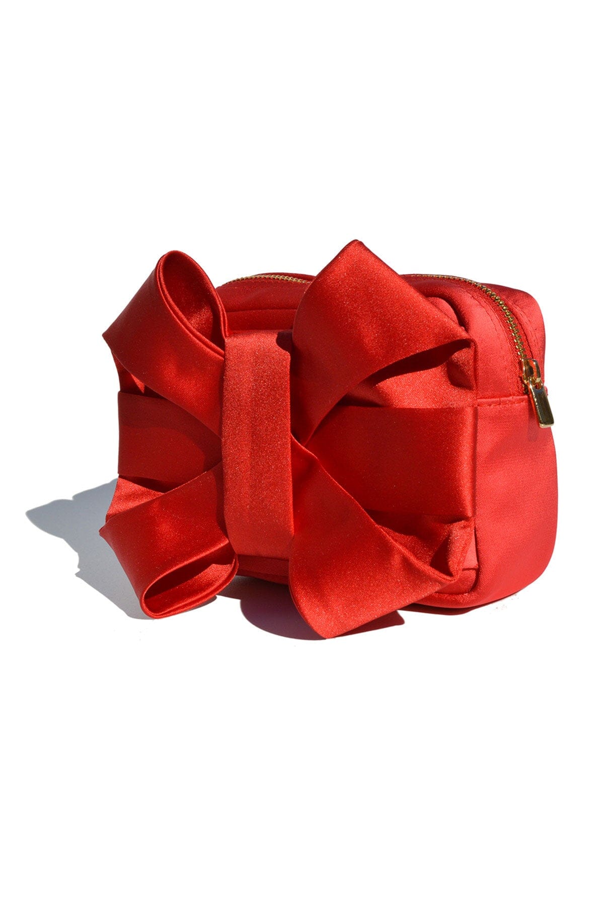 Red Satin Pulseta with Bow
