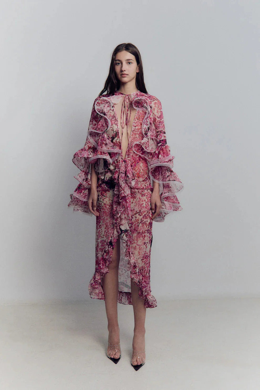 Sakura Chiffon Dress