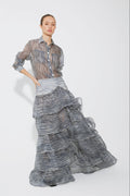 Skirt with ruffles