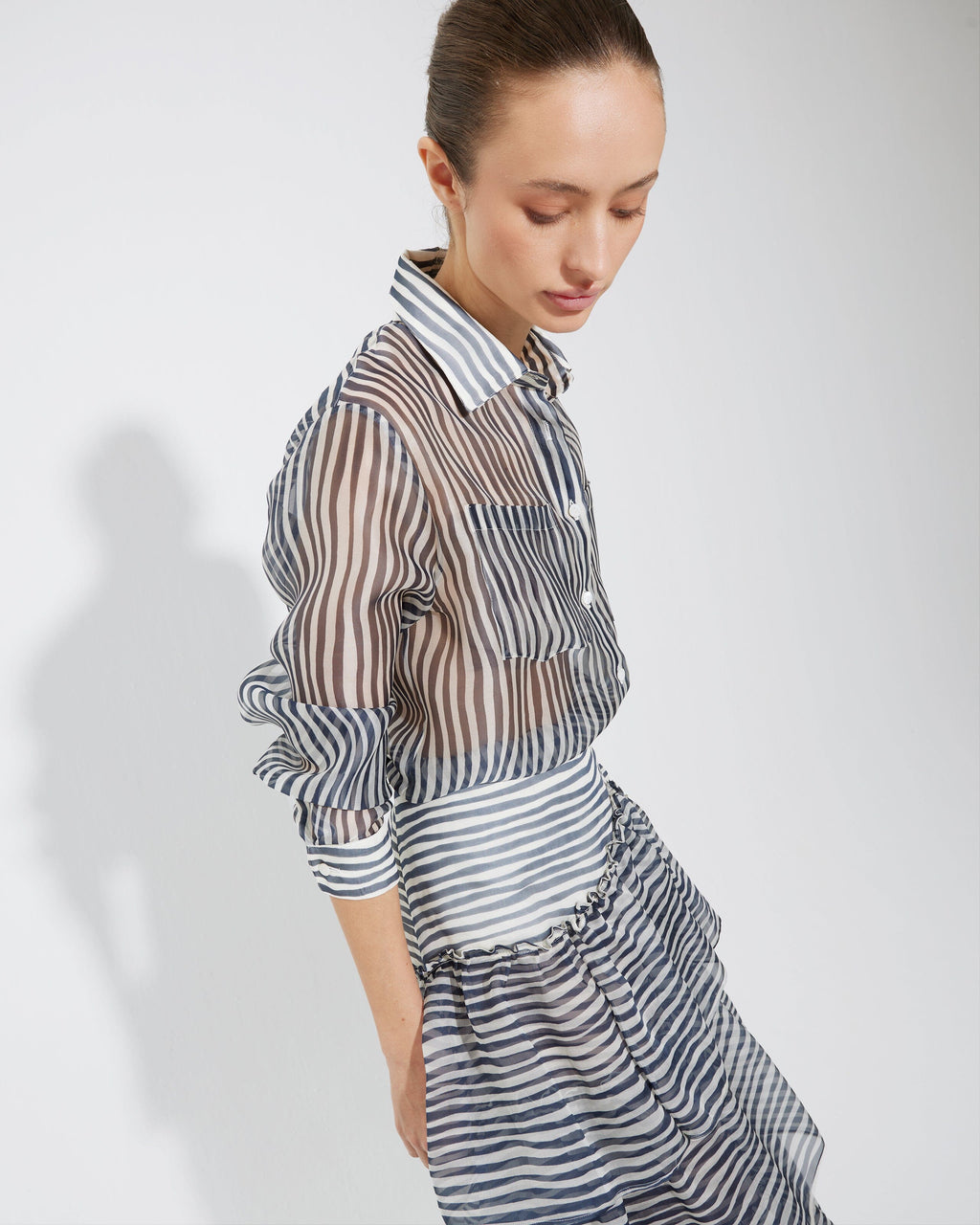 Skirt with ruffles