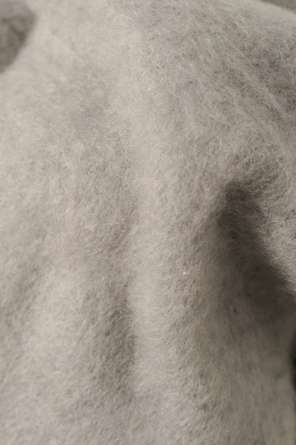 Soft Grey Mohair Scarf