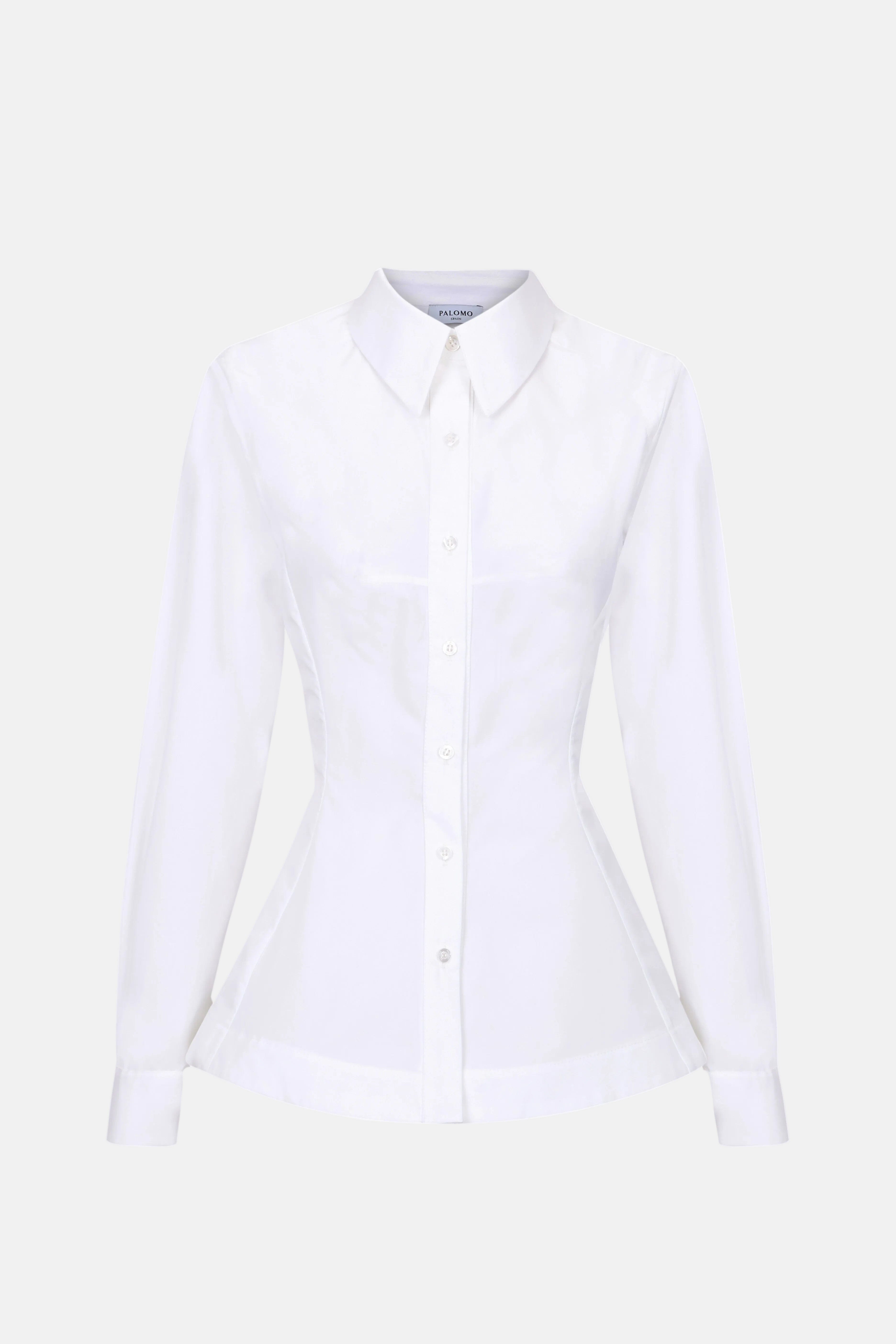 Structured White Shirt