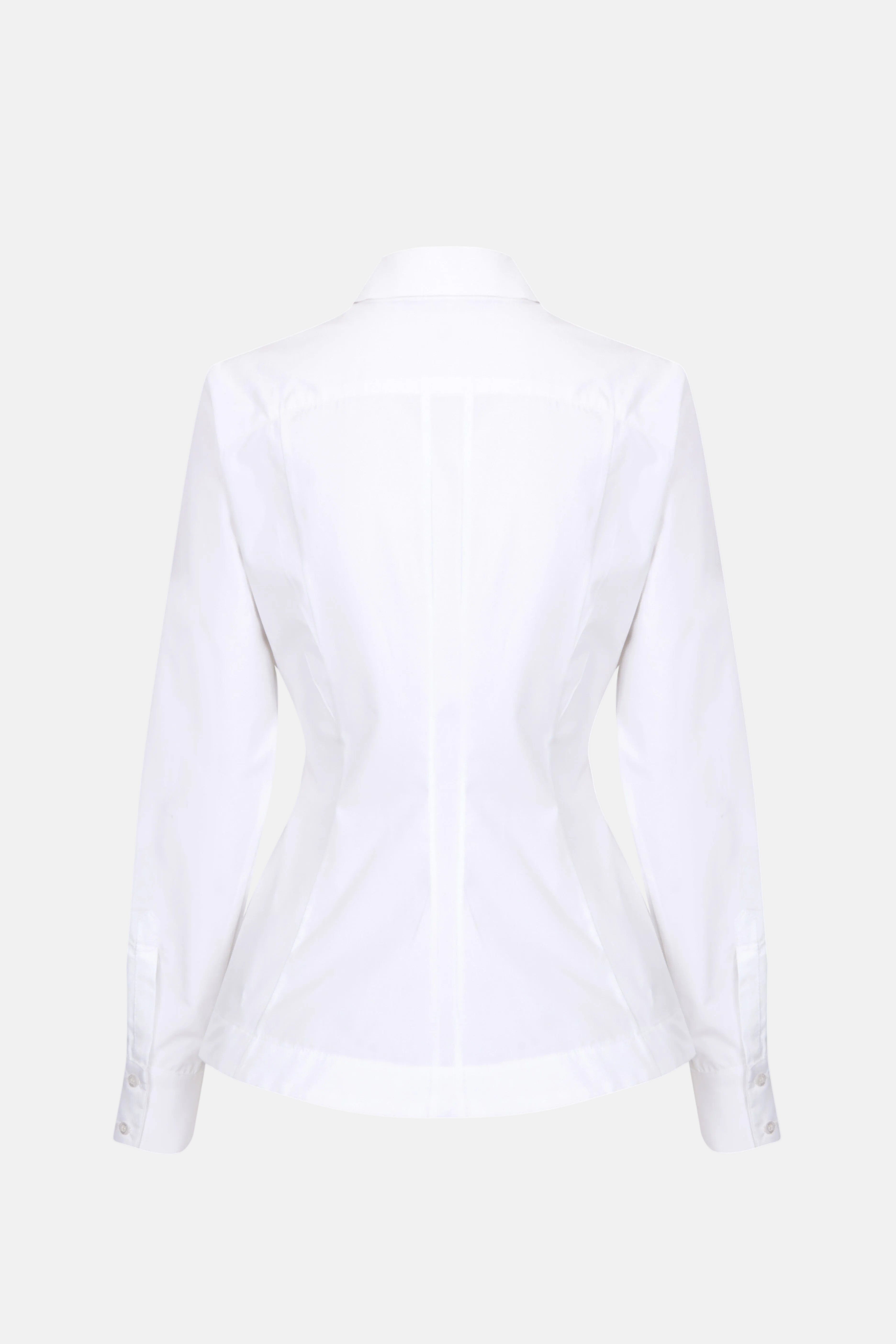 Structured White Shirt