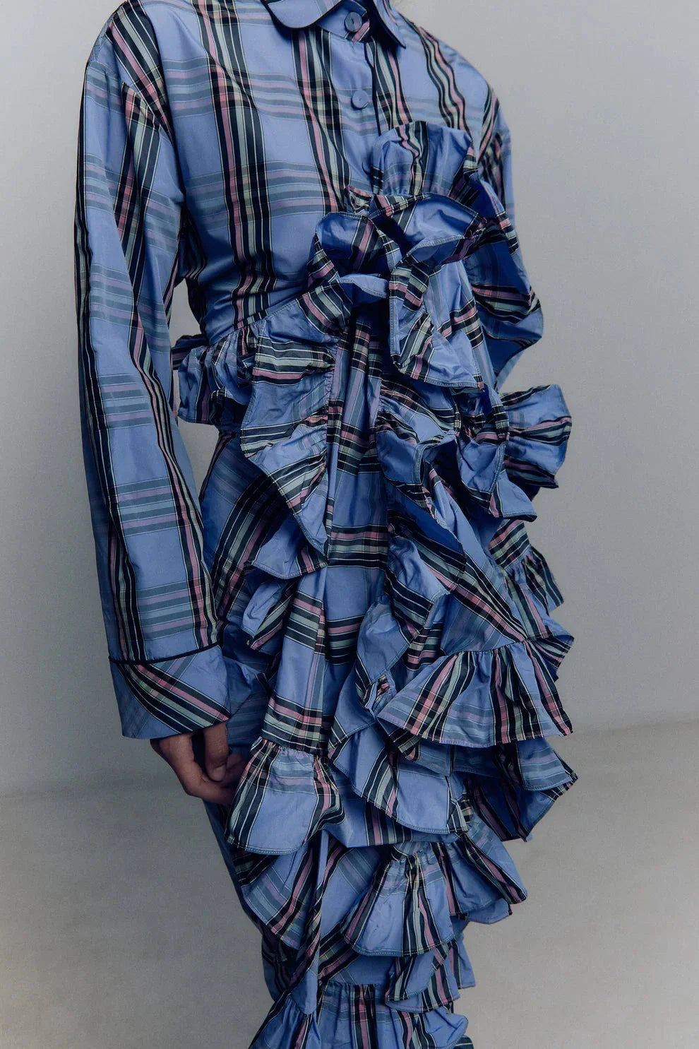 Tartan Kaos Ruffle Skirt
