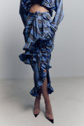 Tartan Kaos Ruffle Skirt