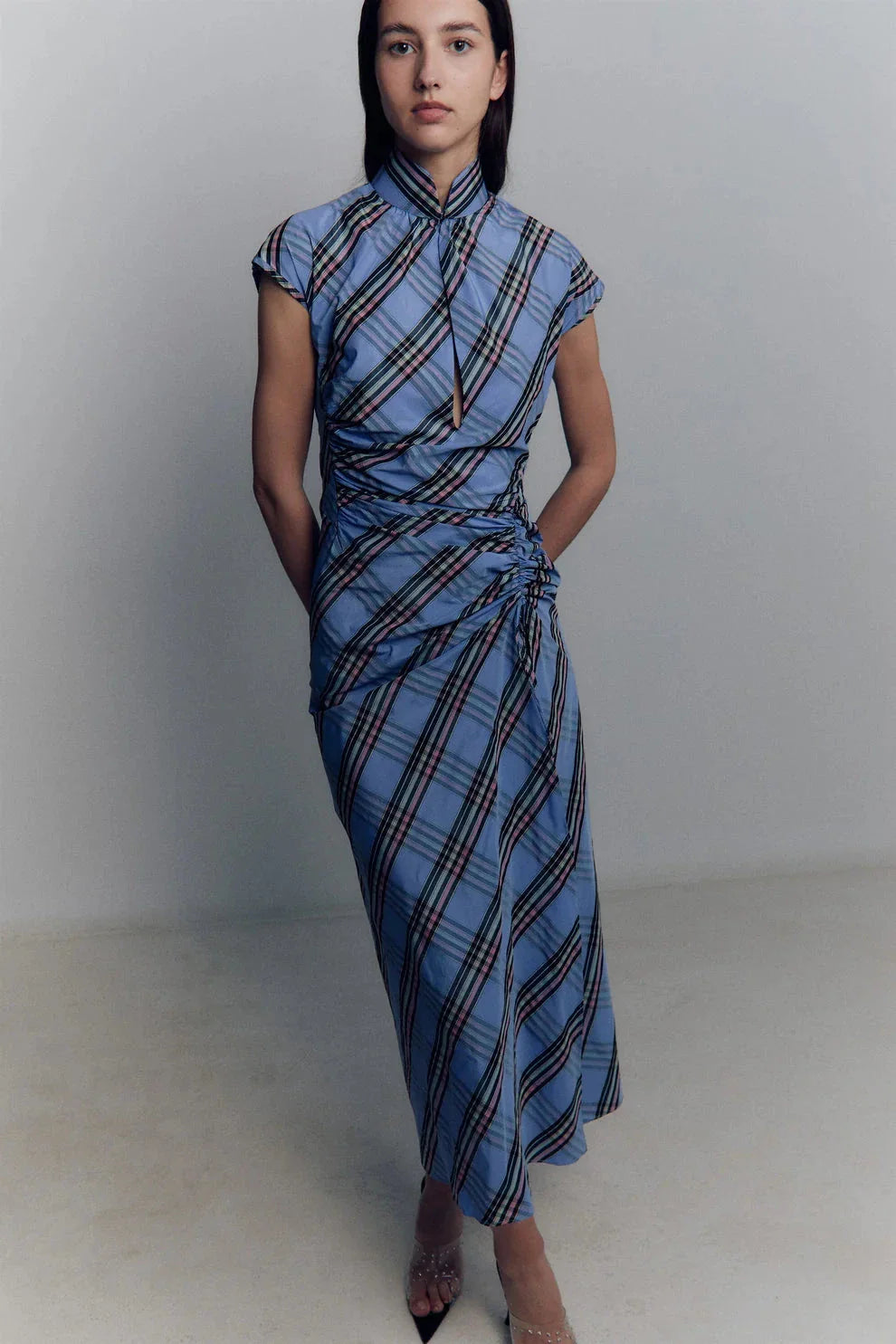 Tartan Mao Dress