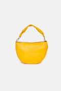 The MINI GONDOLA  Bag. Piel vacuno color AMARILLO
