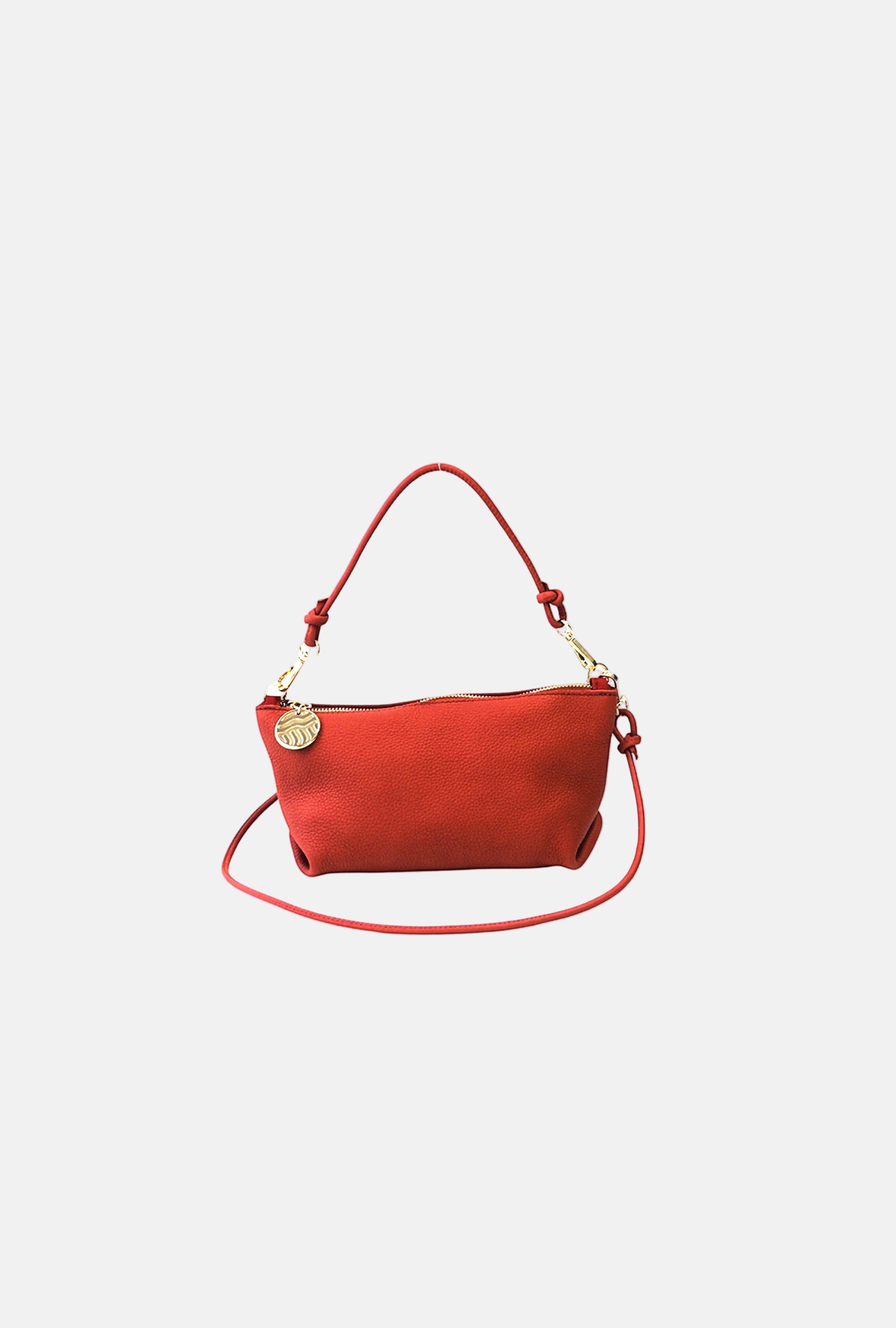 THE MINI MARINA BAG CLUB RED