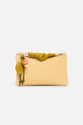 THE RAFIA CLUTCH + OLIVA