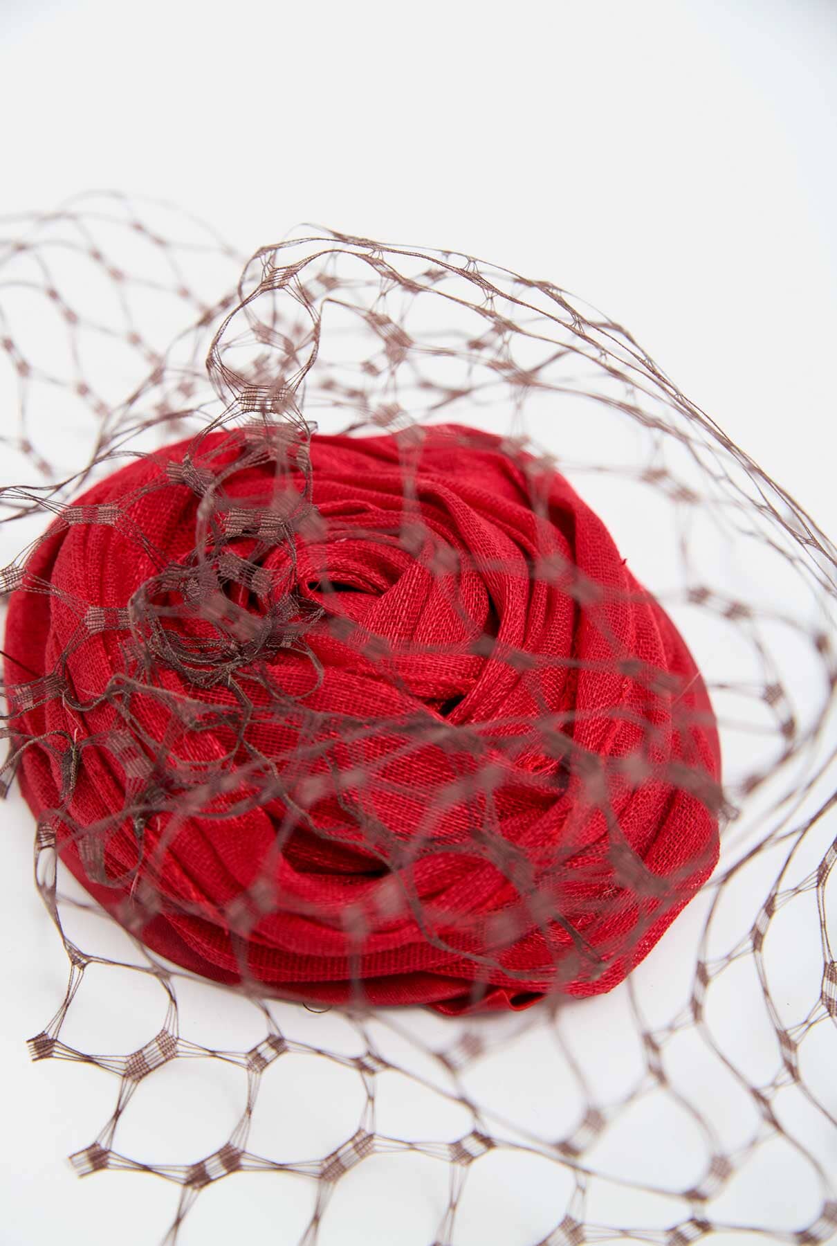 Tocado Sylvie rojo