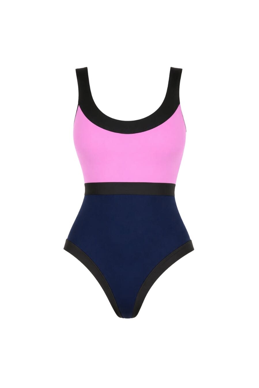 TRAJE DE BAÑO HORIZONTE BIMINI LILA / MARINO / GRIS