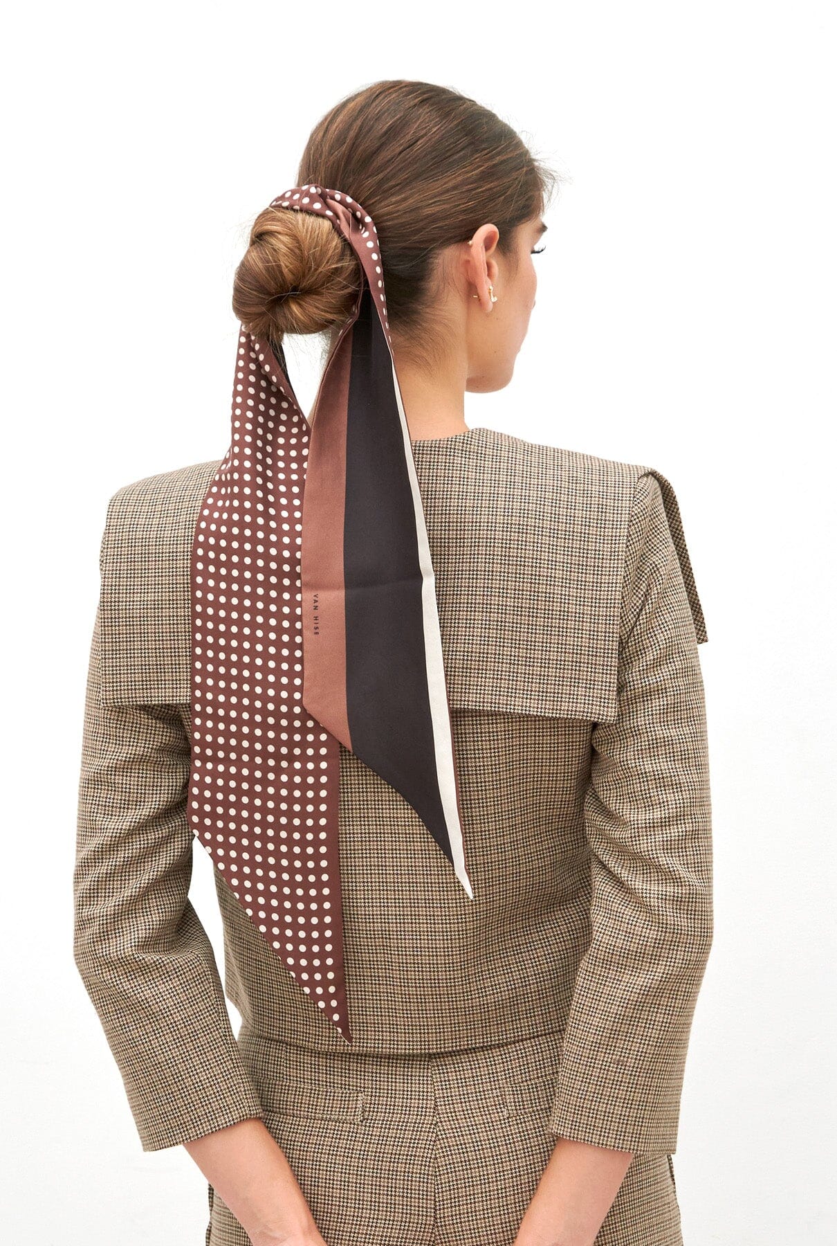 Veronica scarf chocolate