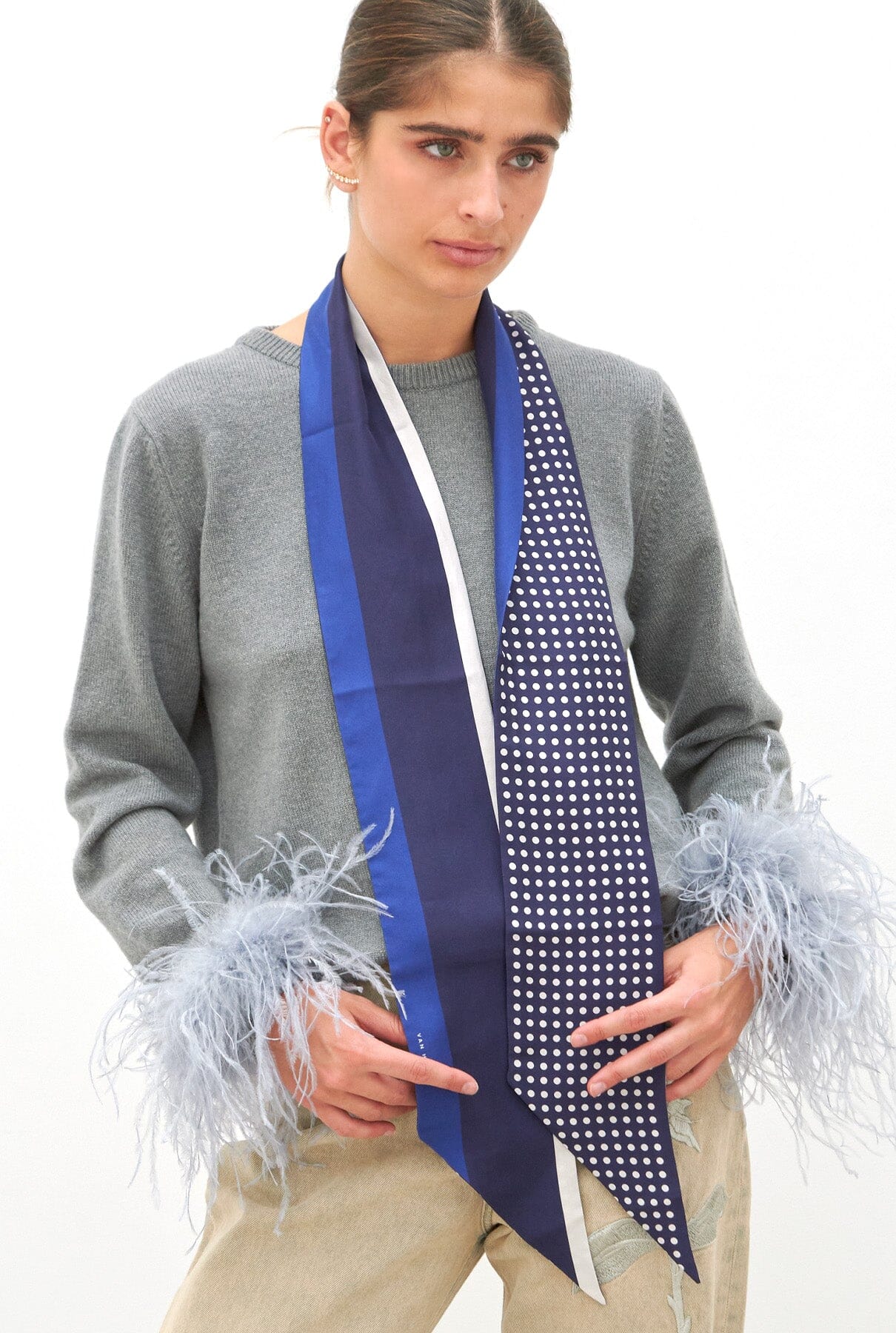 Veronica scarf midnight