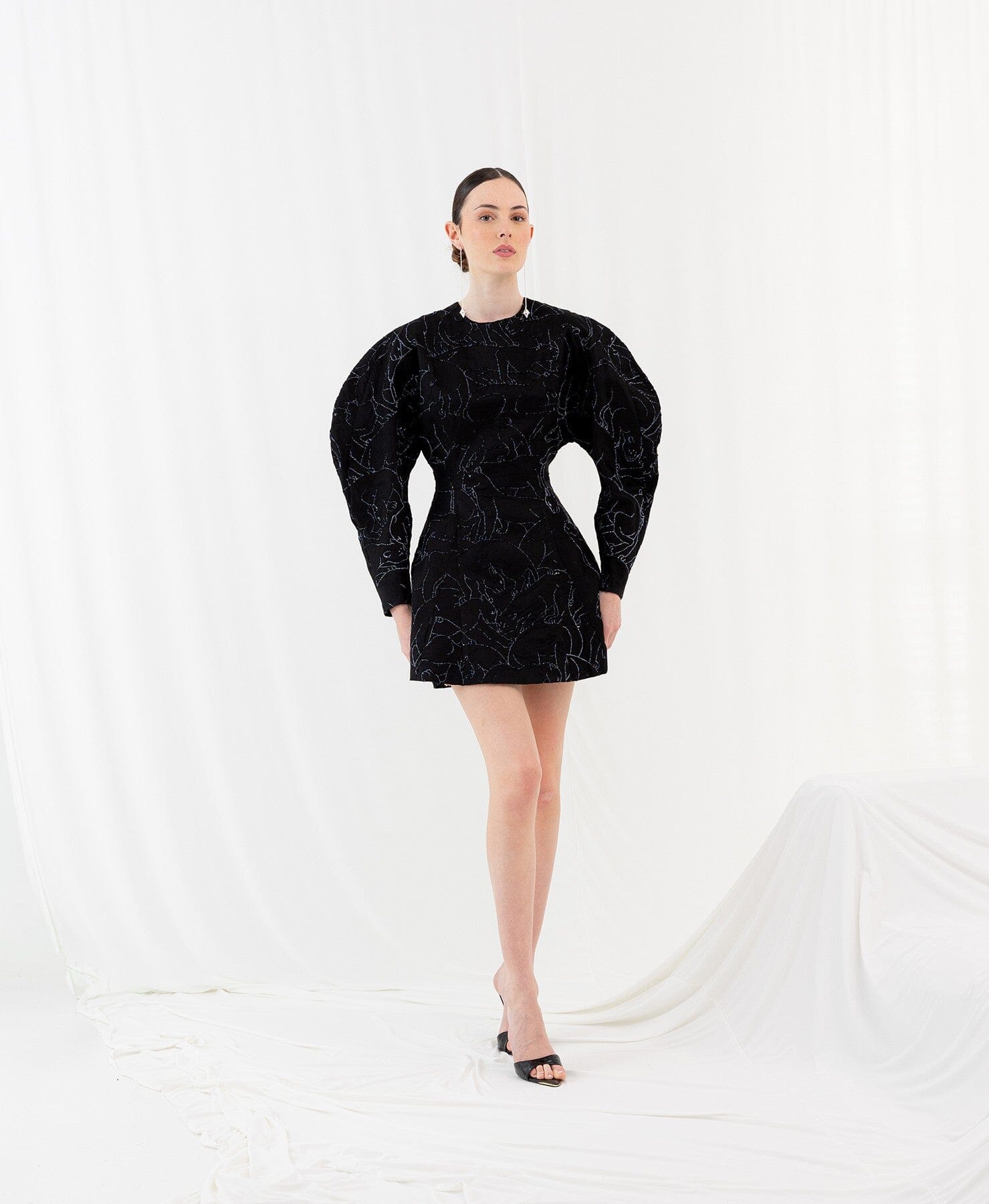 Vestido Fusión Carmesí