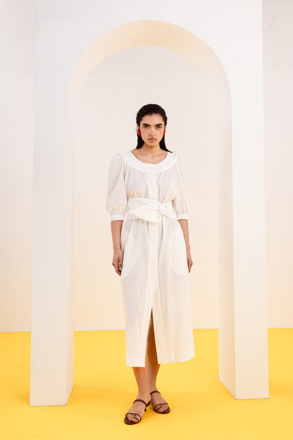 VESTIDO MARGARITA BLANCO