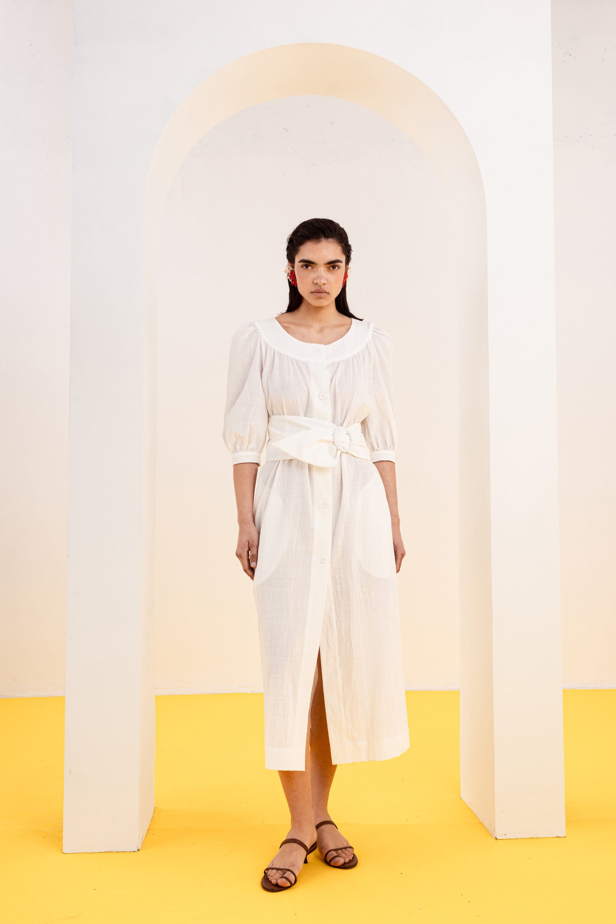 VESTIDO MARGARITA BLANCO