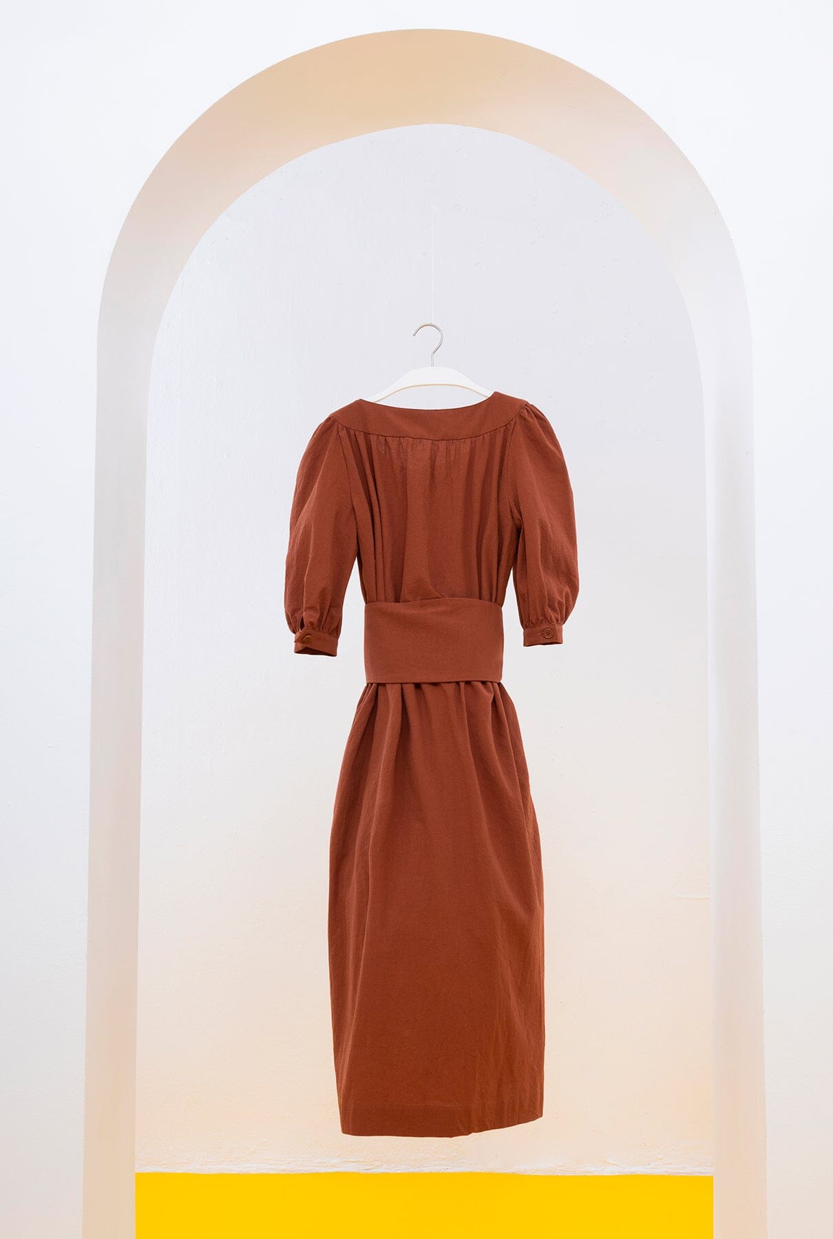 VESTIDO MARGARITA MARRÓN