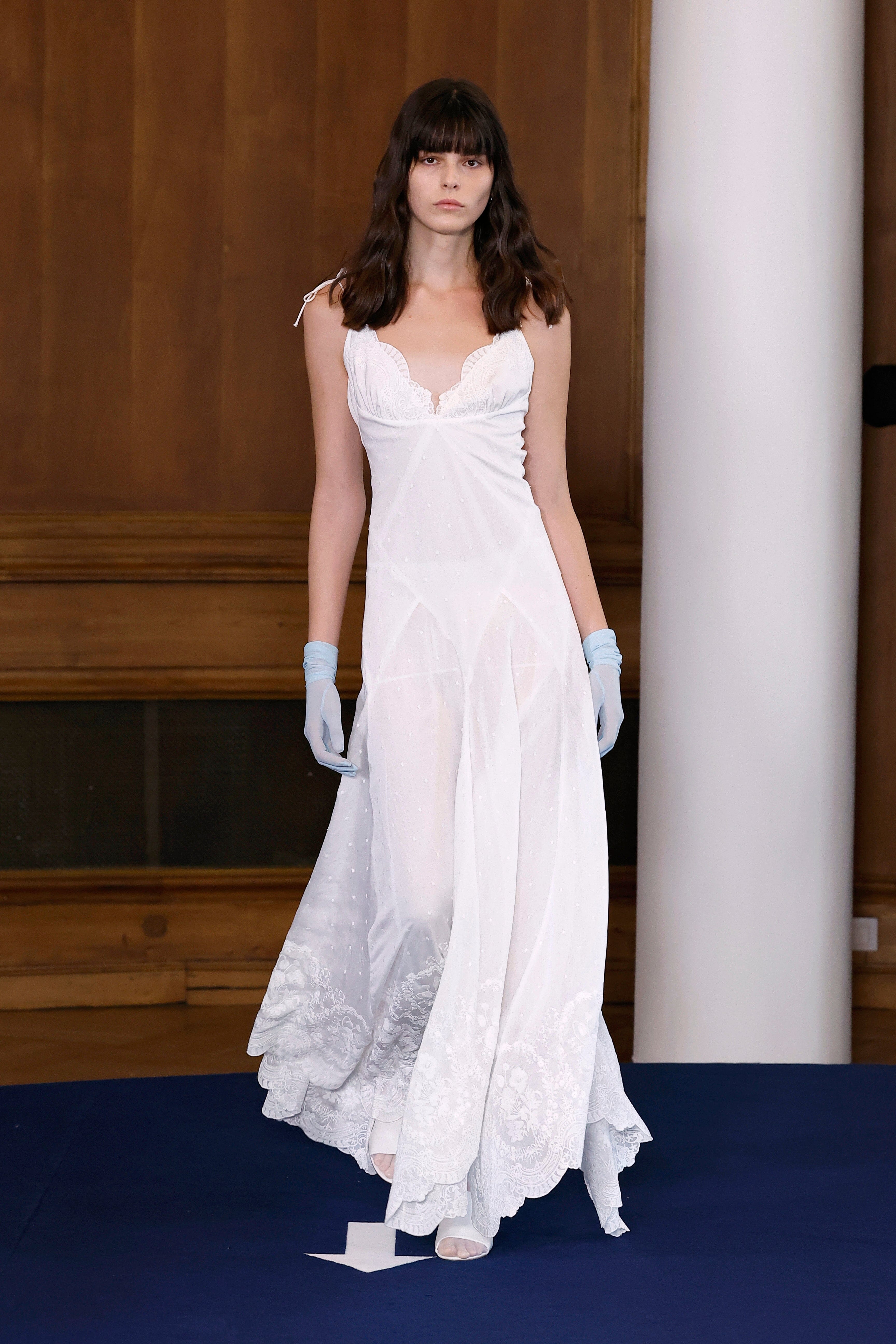 White Lace Long Dress
