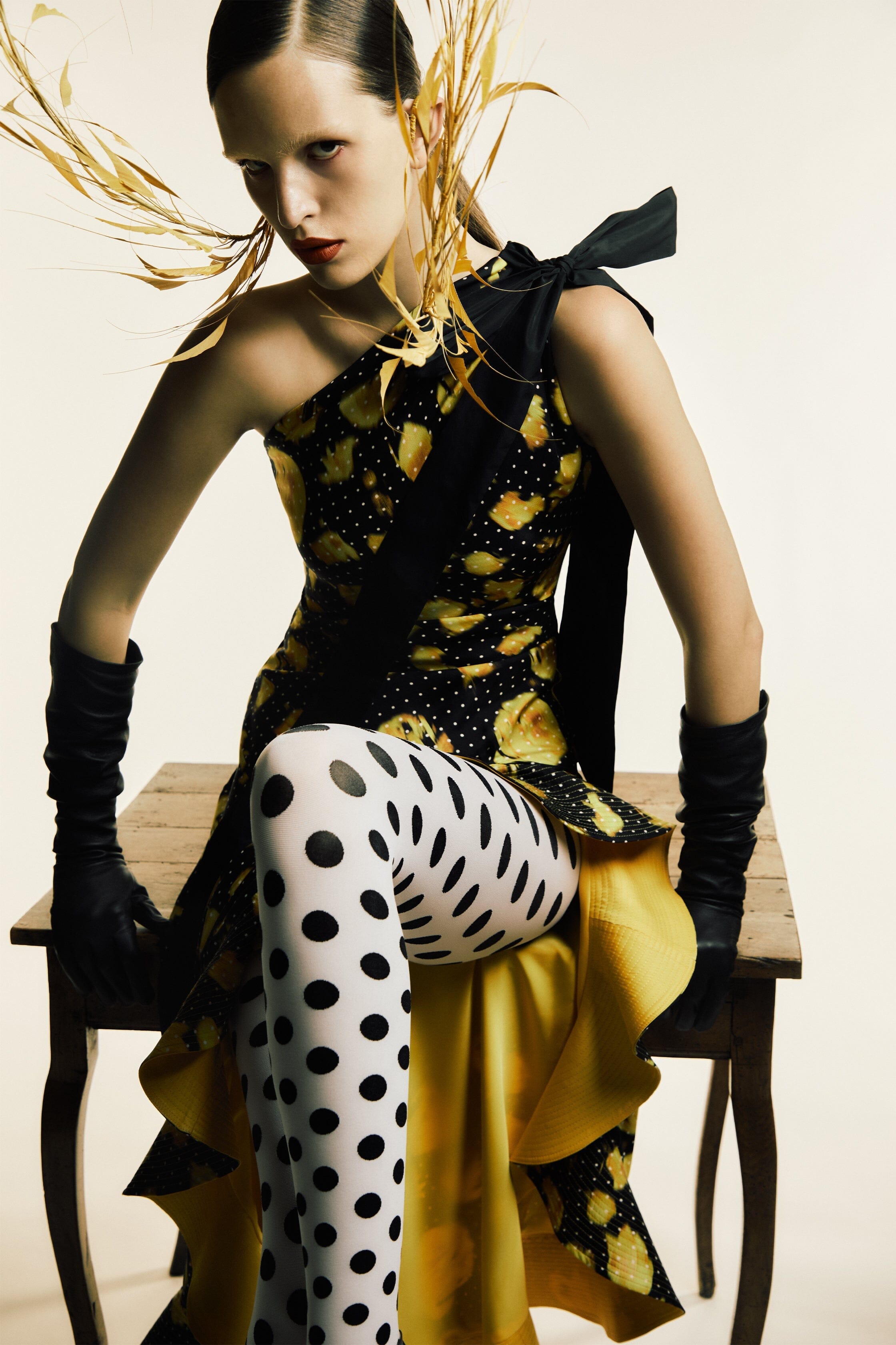 Yellow Ruffled Dress
