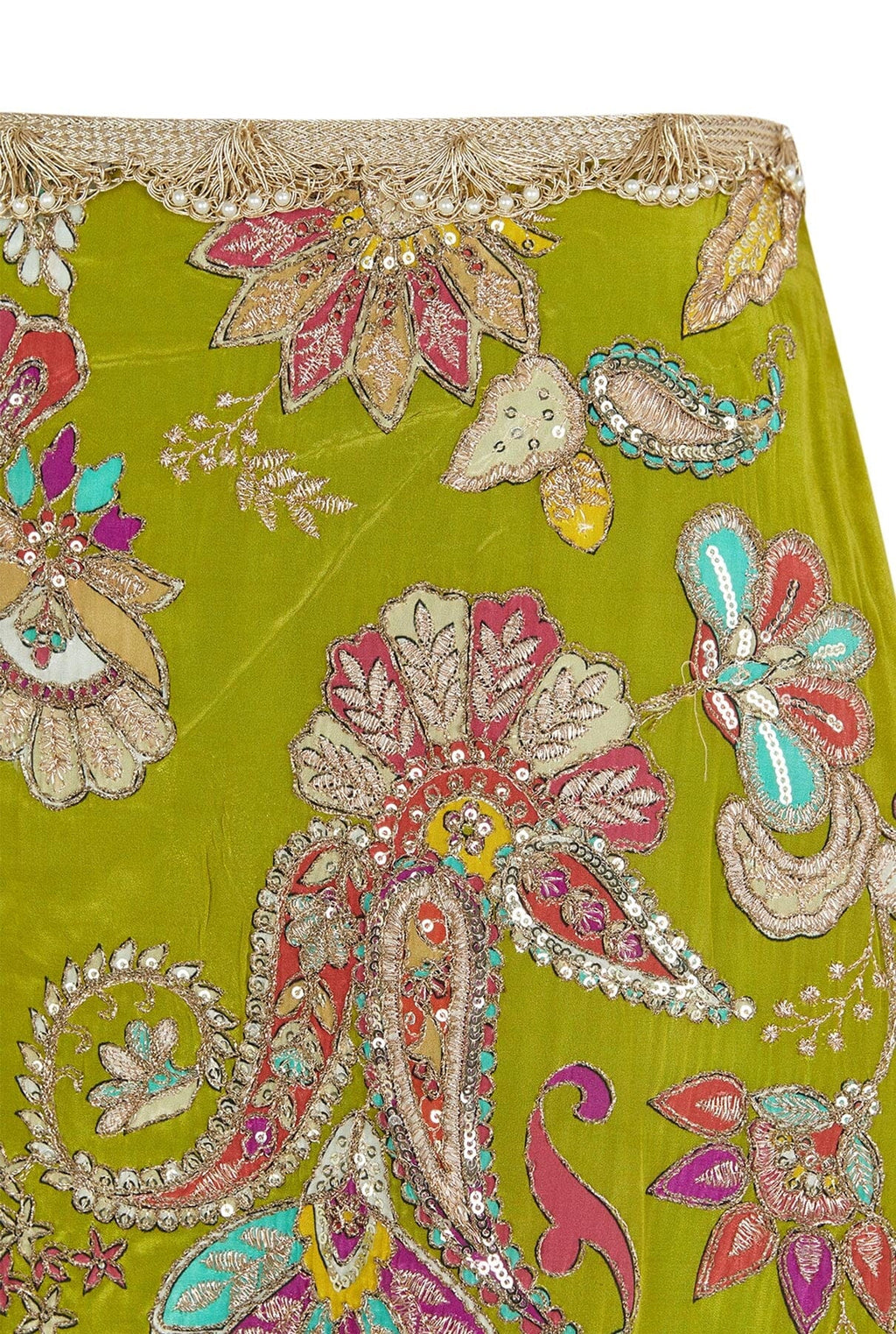 Zinnia Lime Skirt